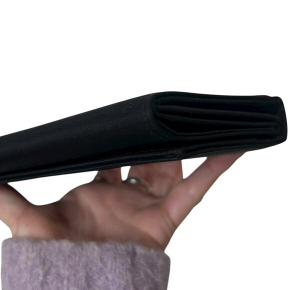 PRADA Satin Snap Folding Logo Long Continental Wallet - Picture 13 of 14